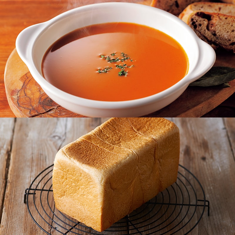 【送料込み】ルタオビスクのごちそうセット～北海道生クリーム食パン～