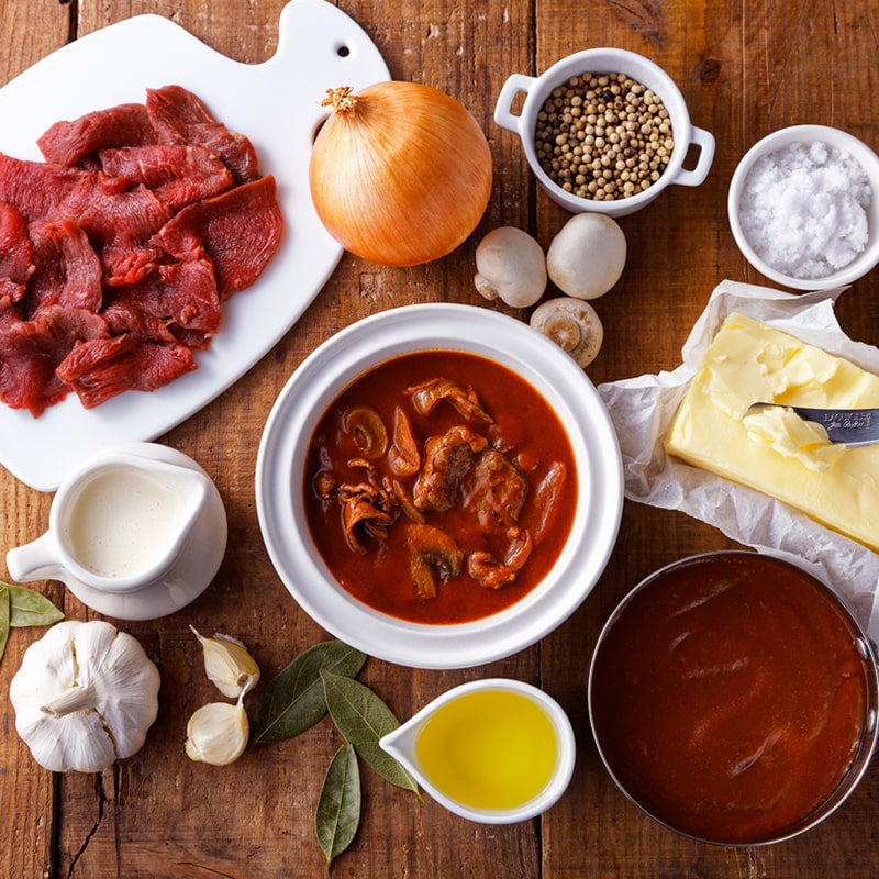 【送料無料】ストロガノフ&ビスク セット