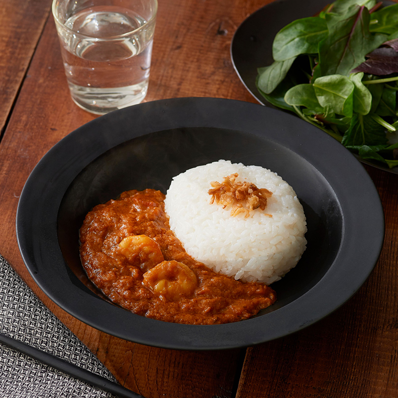 エビとトマトのシーフードカレー