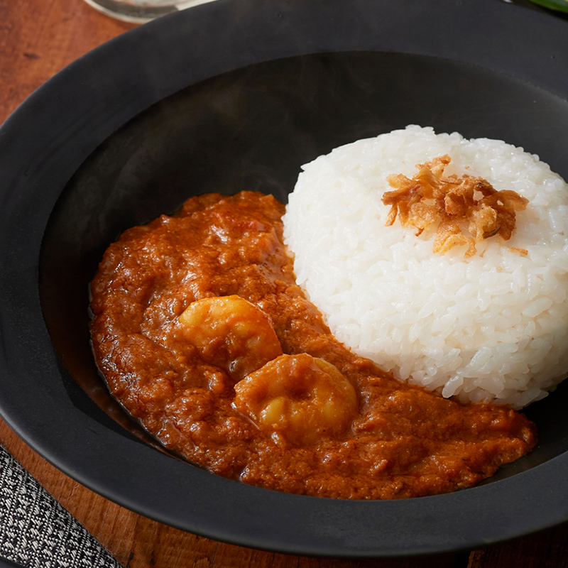 エビとトマトのシーフードカレー