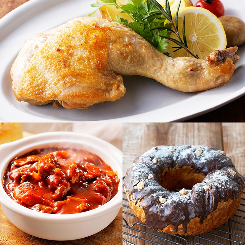 スイーツブレッドとデリカセット