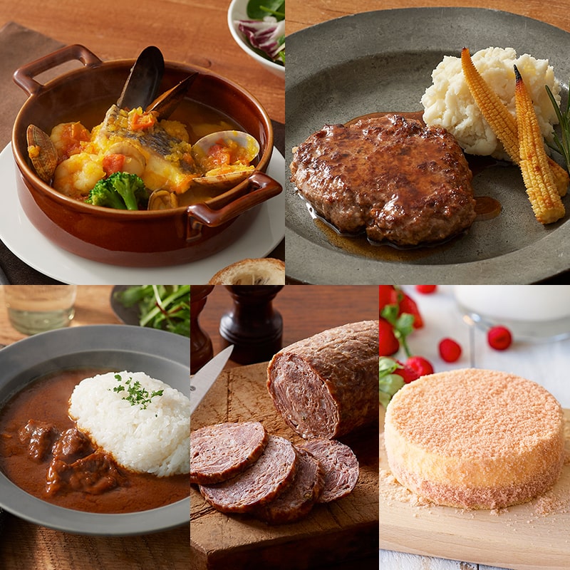 苺ドゥーブルとディナーセレクション