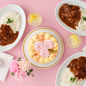 母の日スイーツ&カレーセット