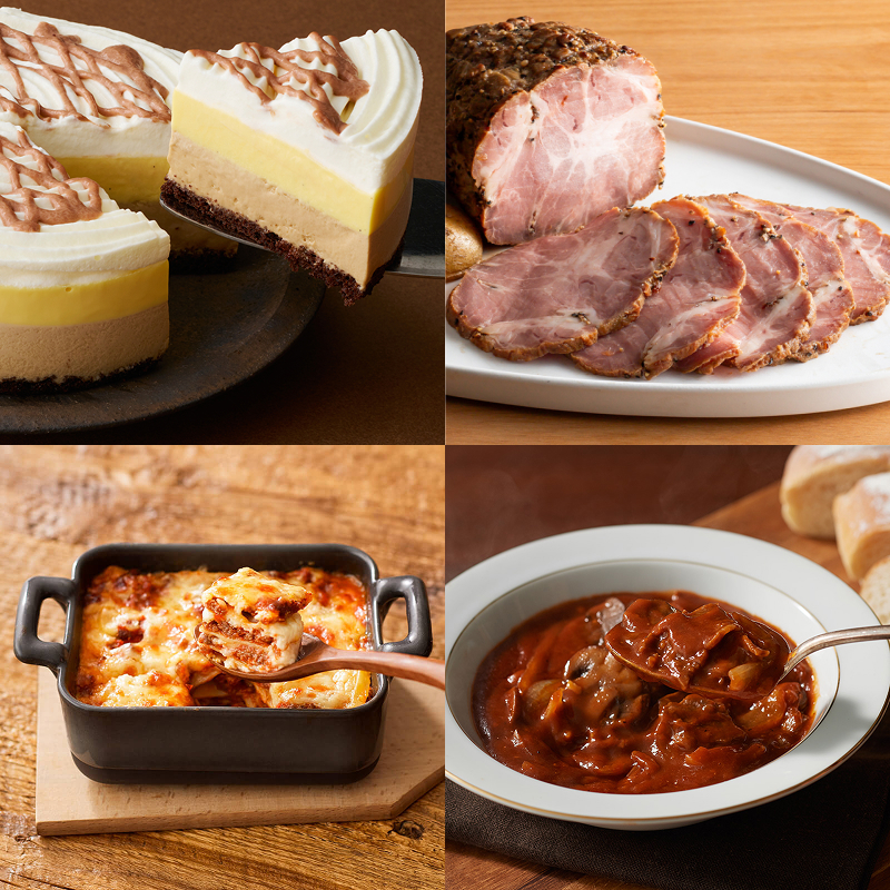 ショコラスイーツとデリカセット