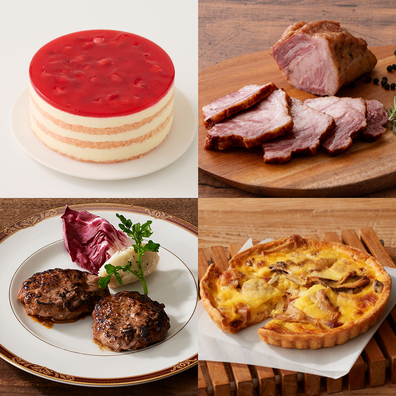 苺のティラミスとデリカセット