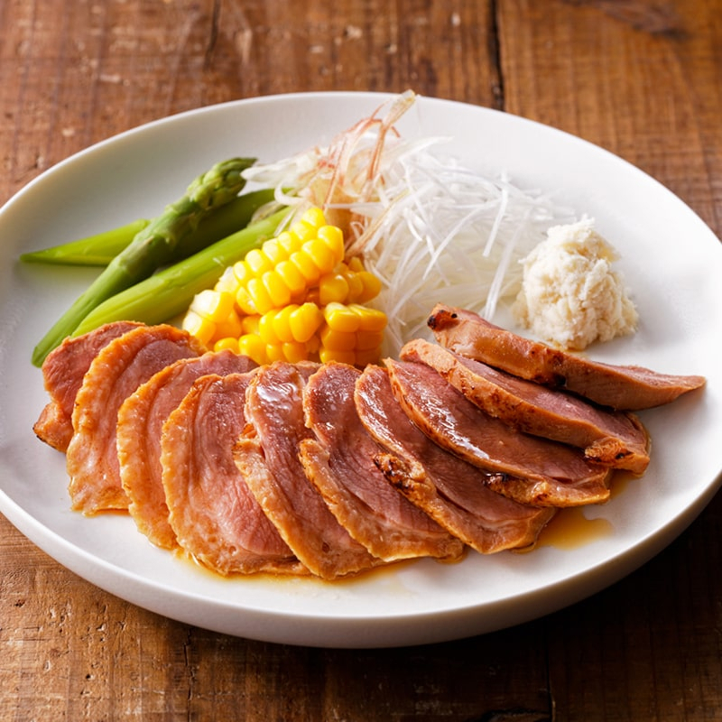 お花のケーキとデリカのセット