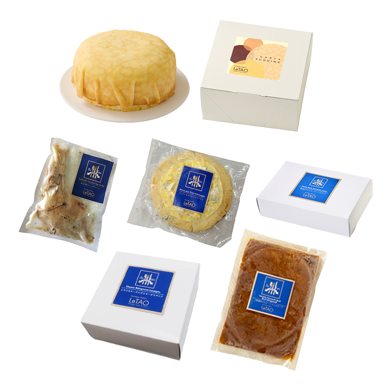 クレーププディングとデリカセット