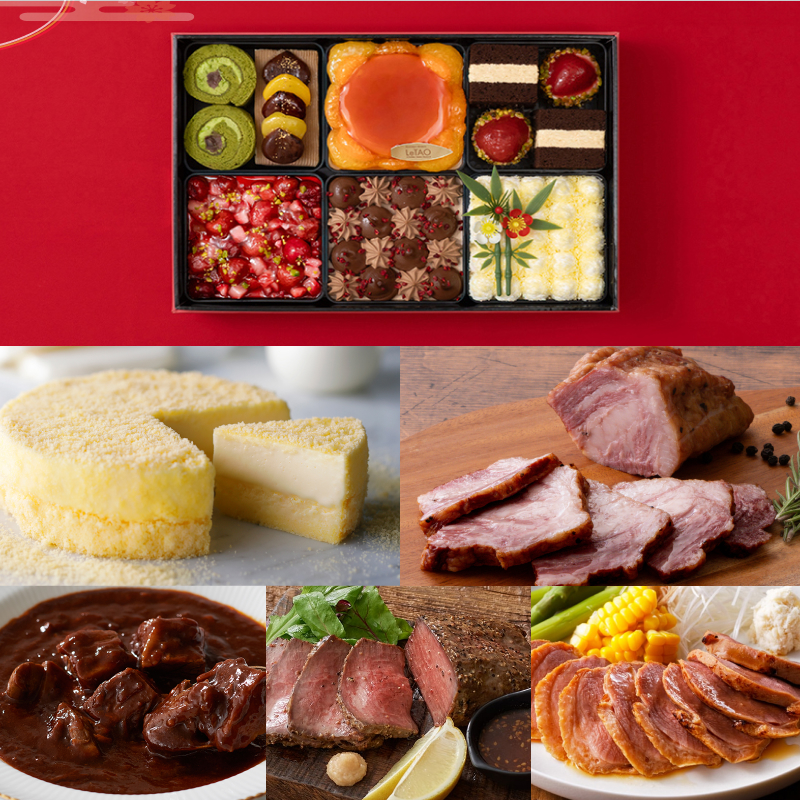 スイーツおせち2026とドゥーブル＆デリカミートセレクション