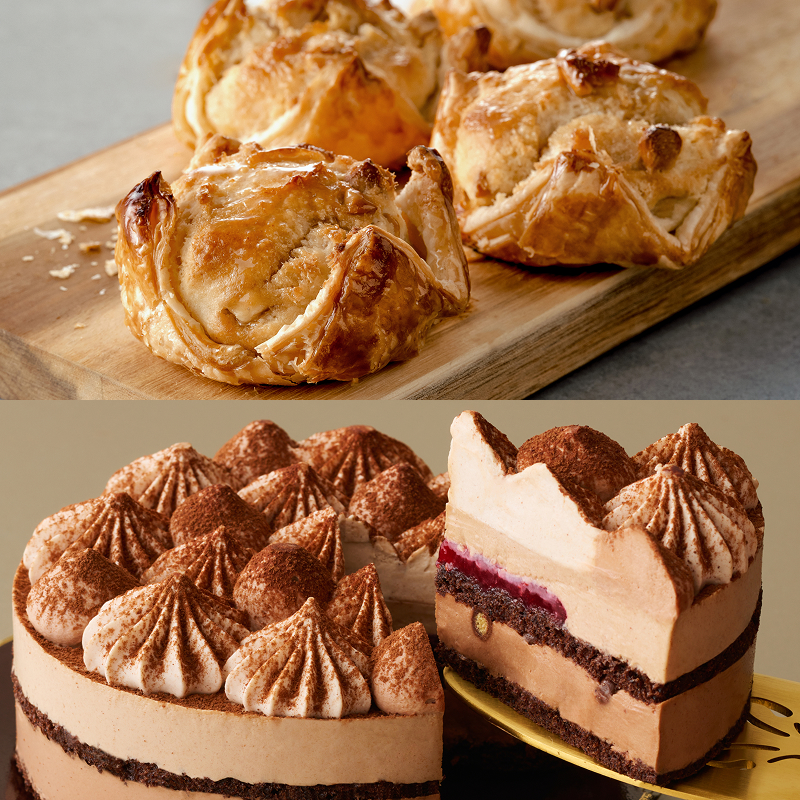 スコーンフィとショコラフィネのセット