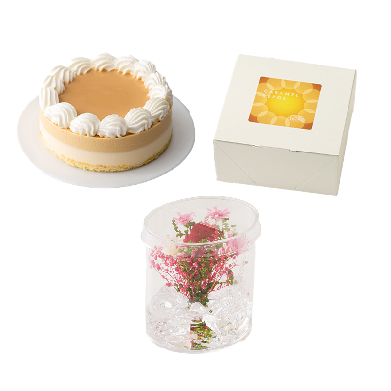 キャラメルルポと選べるフラワーギフト