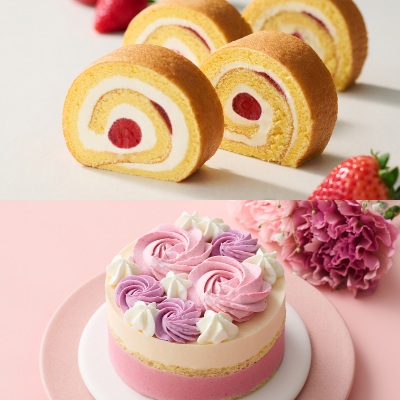 苺ミルクロールとアンベリール