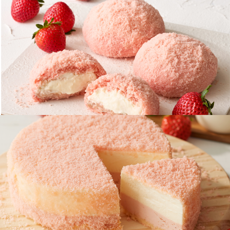 苺のスイーツペア