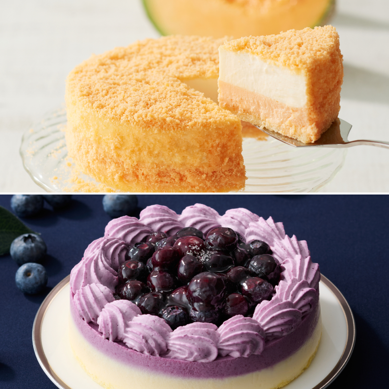 フルーツチーズケーキペア