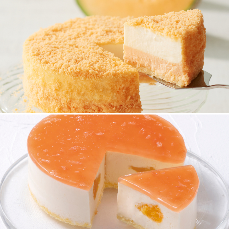 夏の爽やかケーキペア