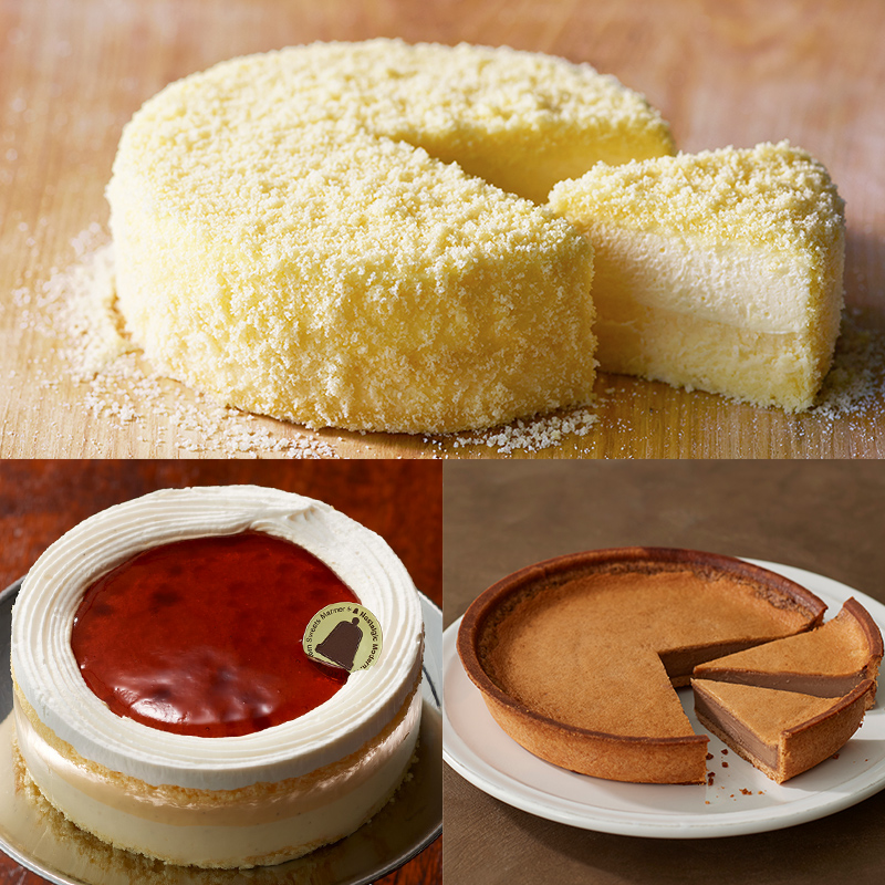 【送料無料】チーズケーキ・プリン・チョコタルトの食べ比べセット