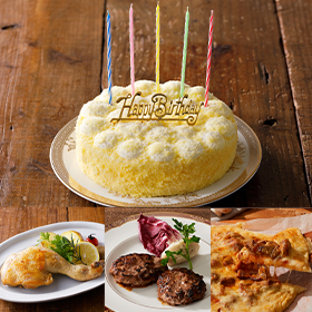 バースデードゥーブル5号の誕生日パーティーセットA
