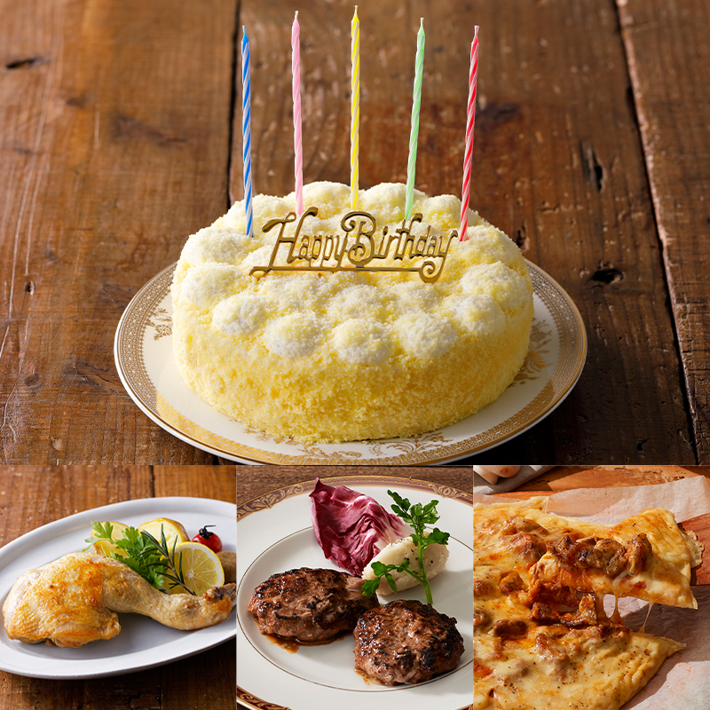 バースデードゥーブル5号の誕生日パーティーセットA