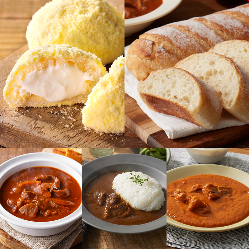 2種のパンと選べるデリカセット