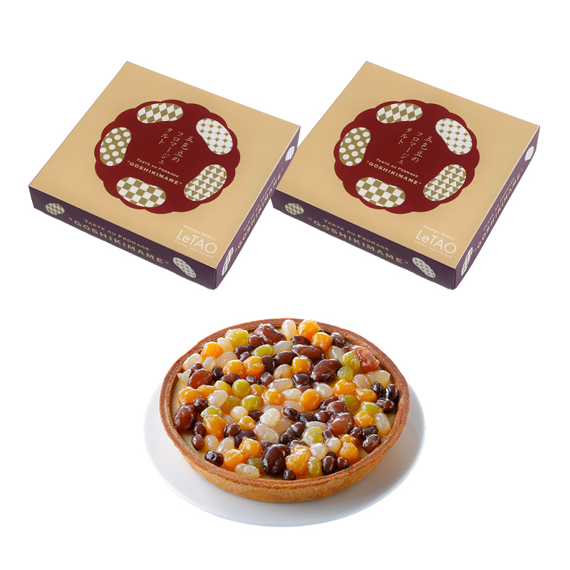 五色豆のフロマージュタルト2個セット