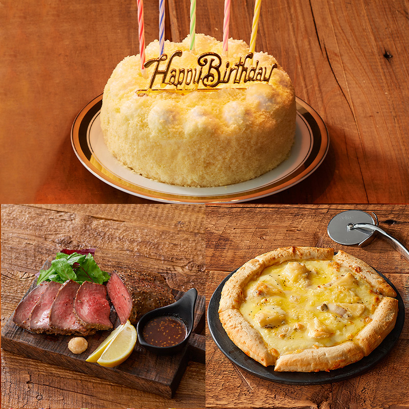 バースデードゥーブル4号の誕生日プレミアムセット