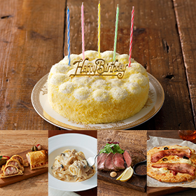 バースデードゥーブル5号の誕生日パーティーセットB | 【ルタオ公式
