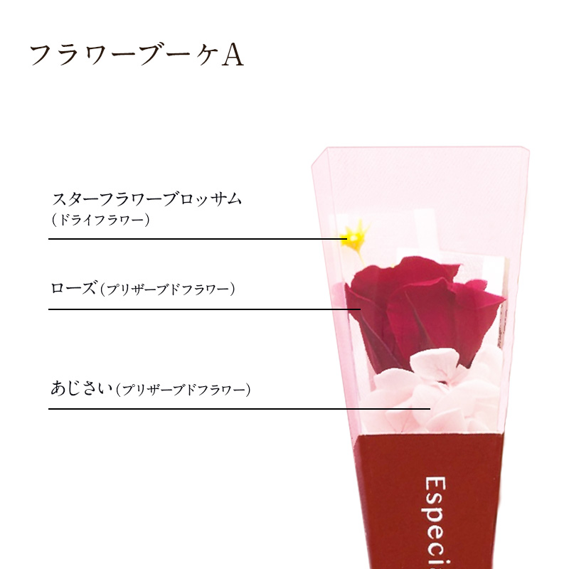 選べるフラワーギフト～奇跡の口どけセット～