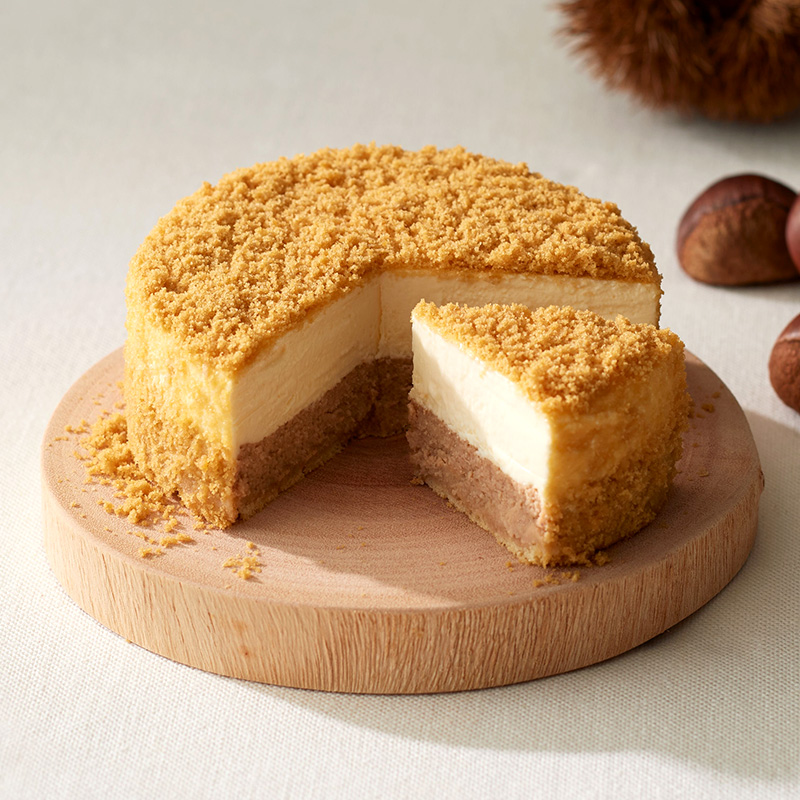 ナッツとマロンのケーキペア