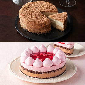 ナッツとベリーのケーキペア