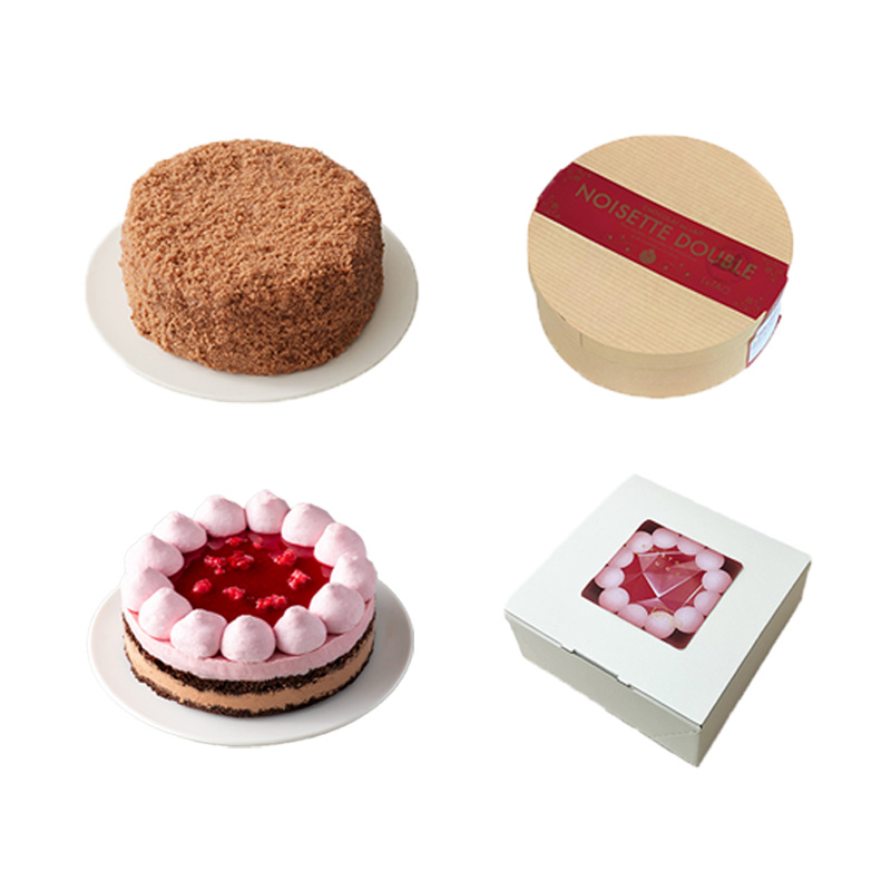 ナッツとベリーのケーキペア