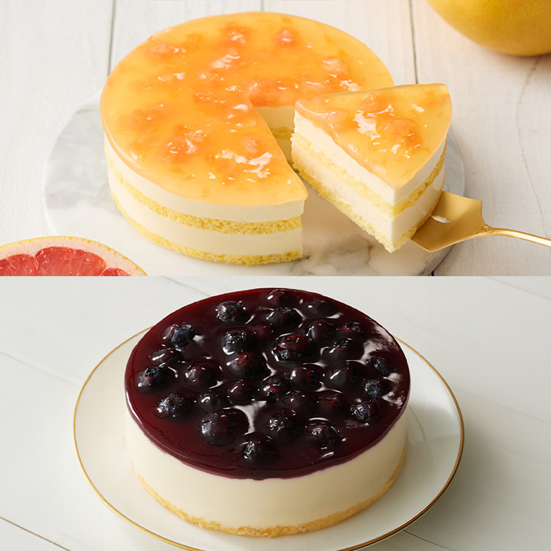 涼やか夏のケーキペア