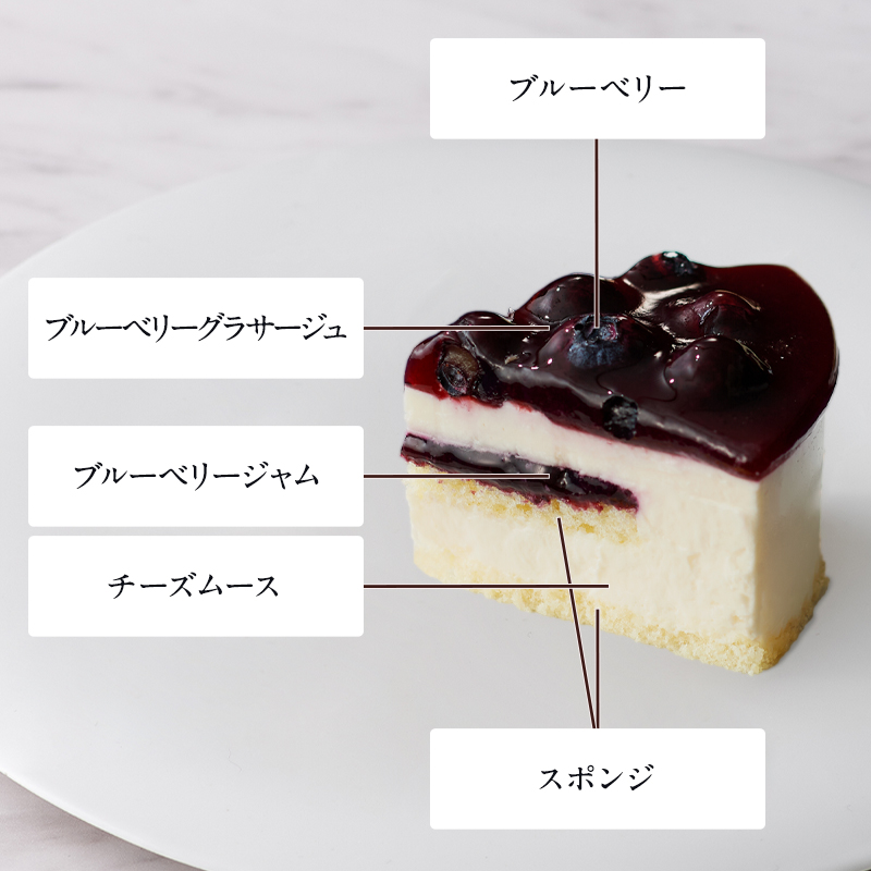 涼やか夏のケーキペア
