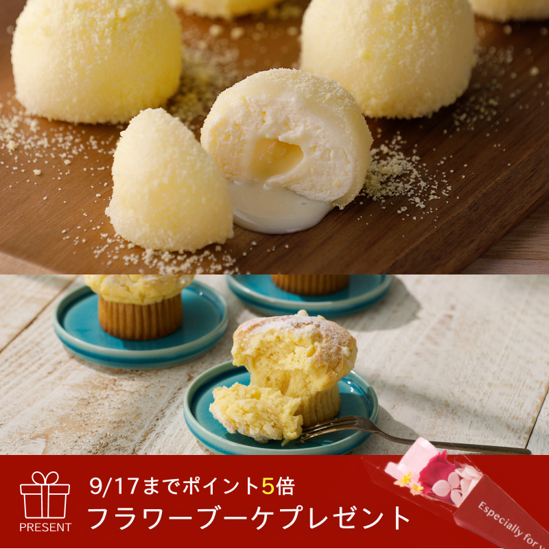 秋のチーズスイーツペア