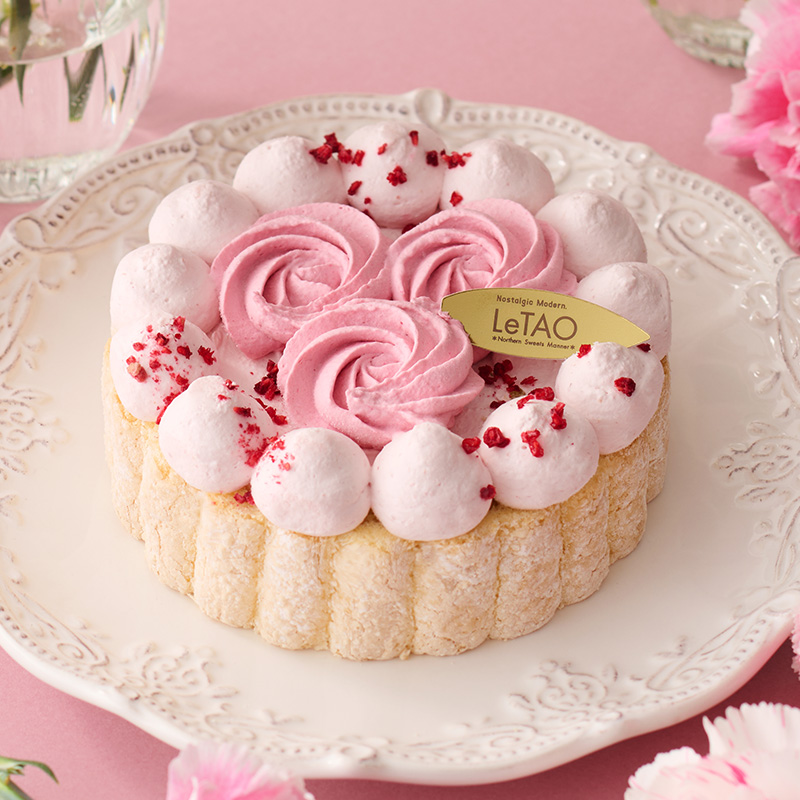 フラワーブーケと選べる母の日ケーキ