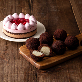 ショコラとベリーのスイーツペア