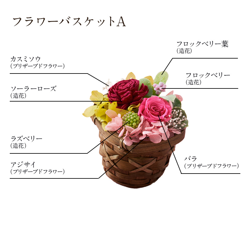 選べるフラワーギフト～ショコラドゥーブル～