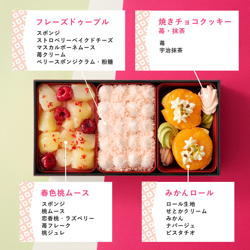 ひなまつりスイーツボックス2024
