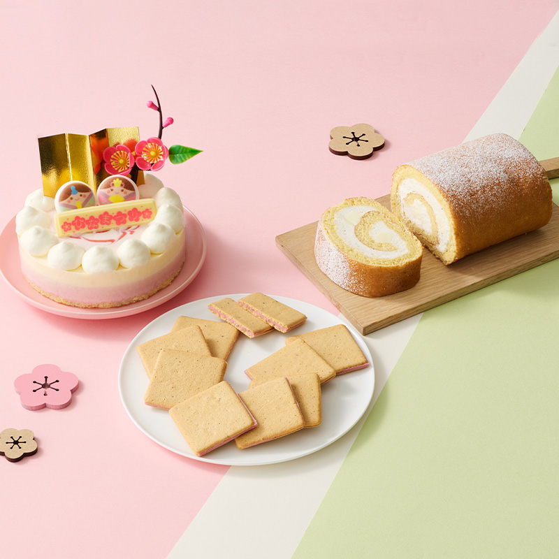 ひなまつりスイーツトリオ