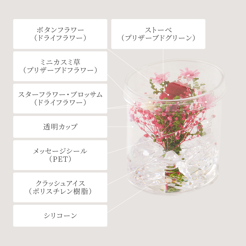 フルールミニョンと選べるフラワーギフト