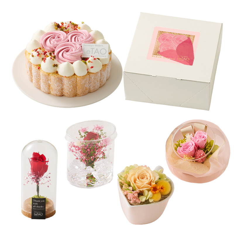 フルールミニョンと選べるフラワーギフト