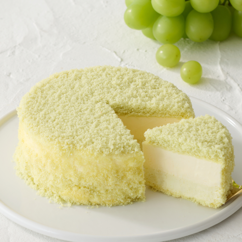 栗とぶどうのケーキペア