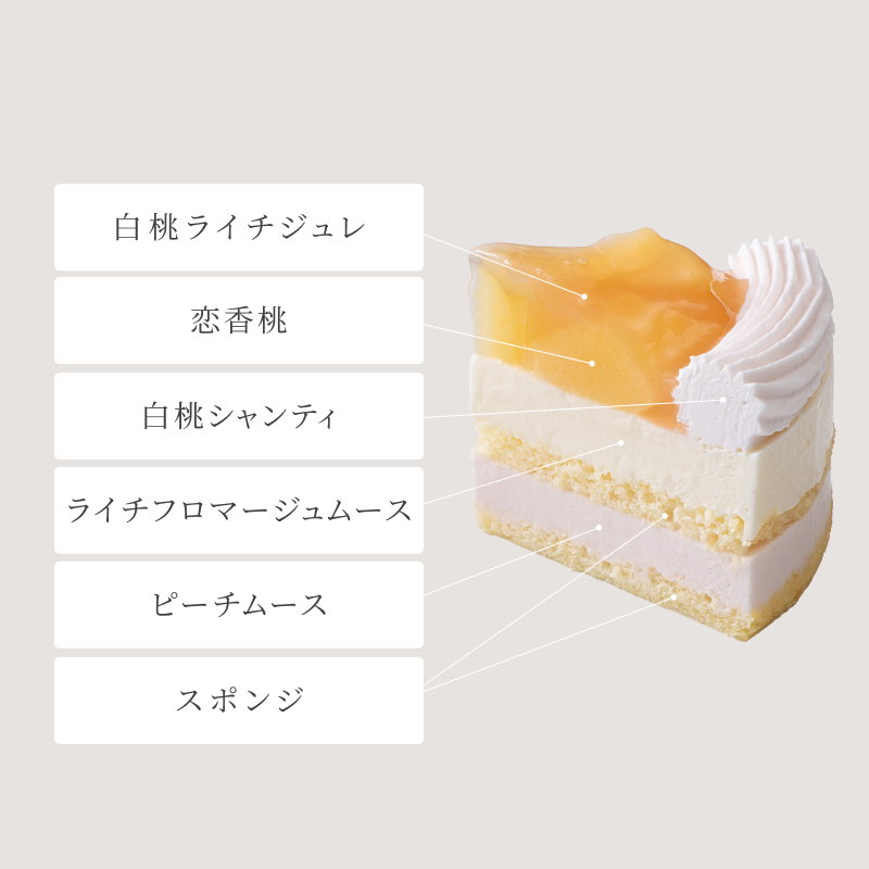 夜限定 さつまいもと桃のスイーツペア