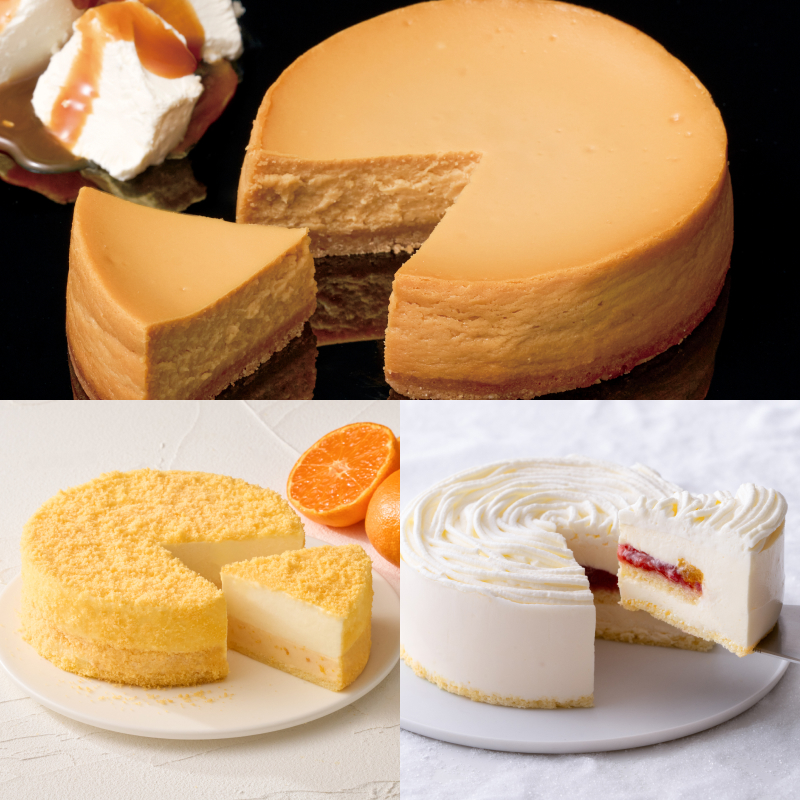 冬のケーキトリオ