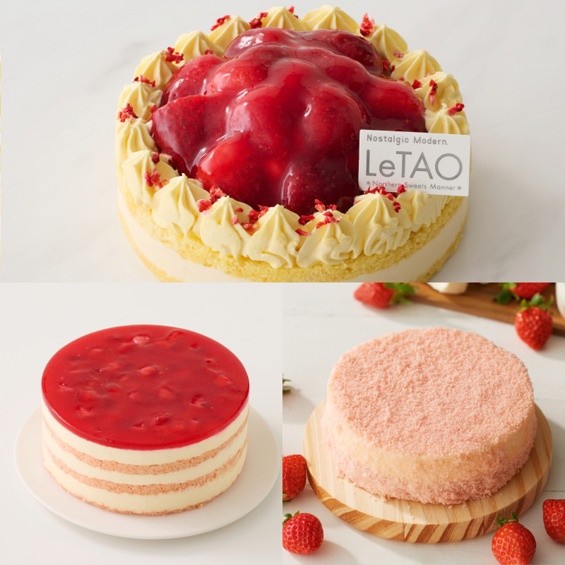 苺のスイーツセット