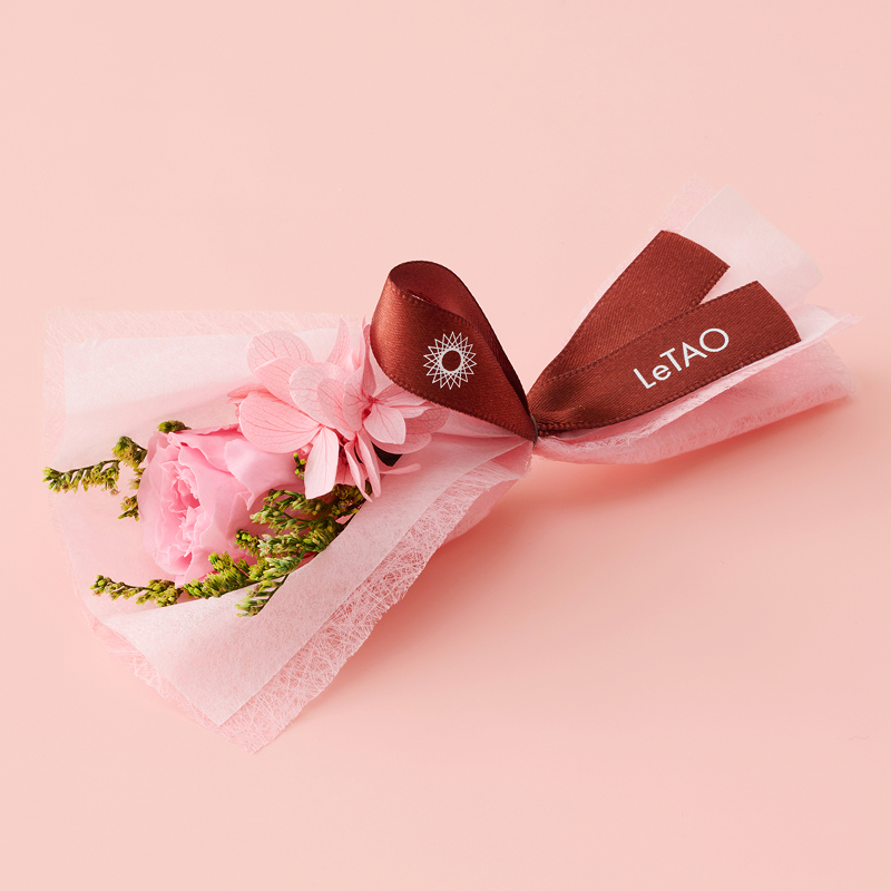 ピンクブーケとスプリングケーキデュオ