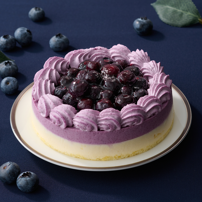 ブルーベリーとレモンのケーキペア