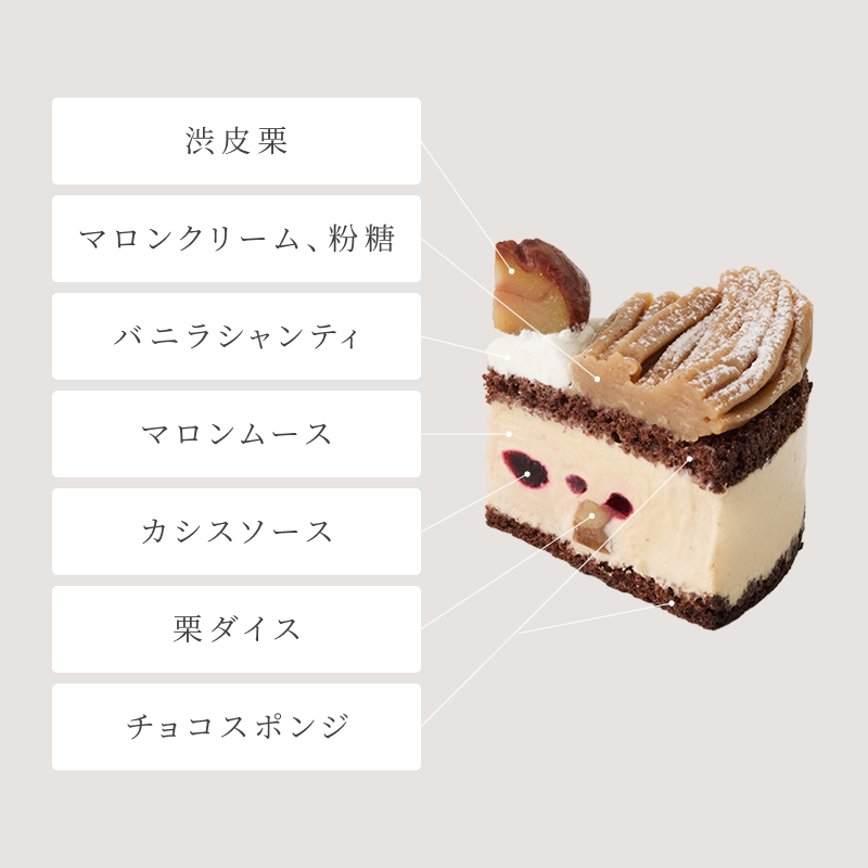初秋スイーツと選べるドゥーブルペア