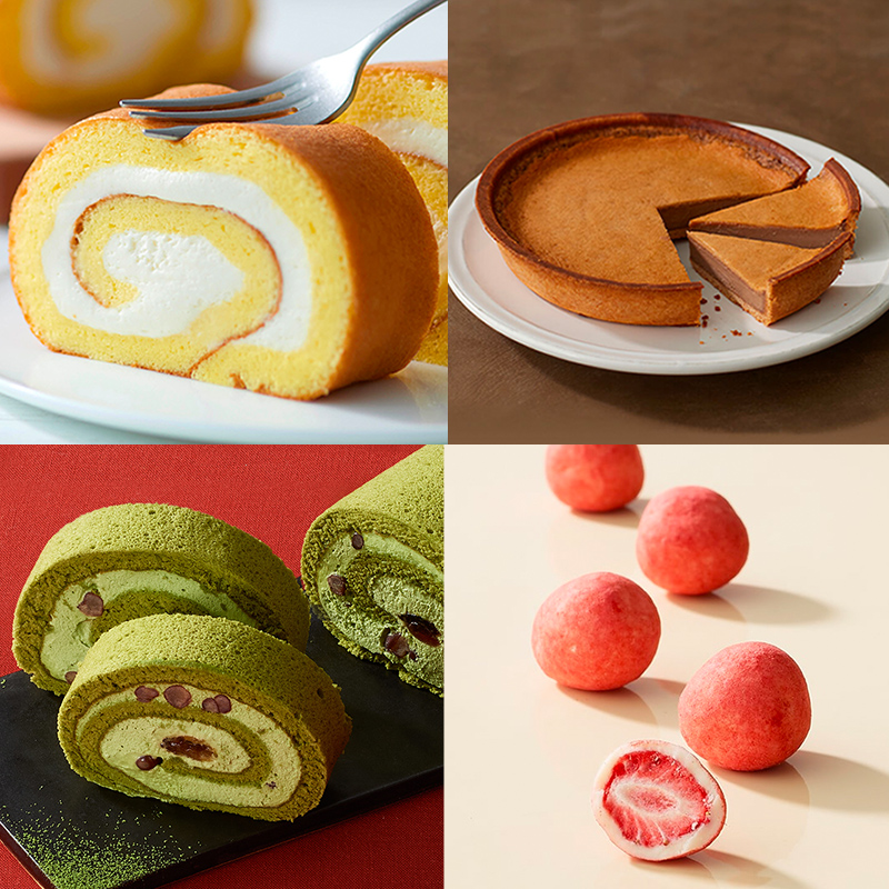 2種のロールとスイーツセット