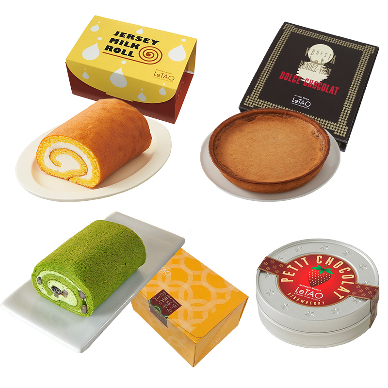 2種のロールとスイーツセット