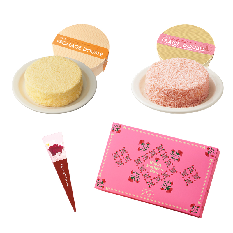 2種のドゥーブルとフラワーブーケ | 【ルタオ公式】ケーキ・スイーツ