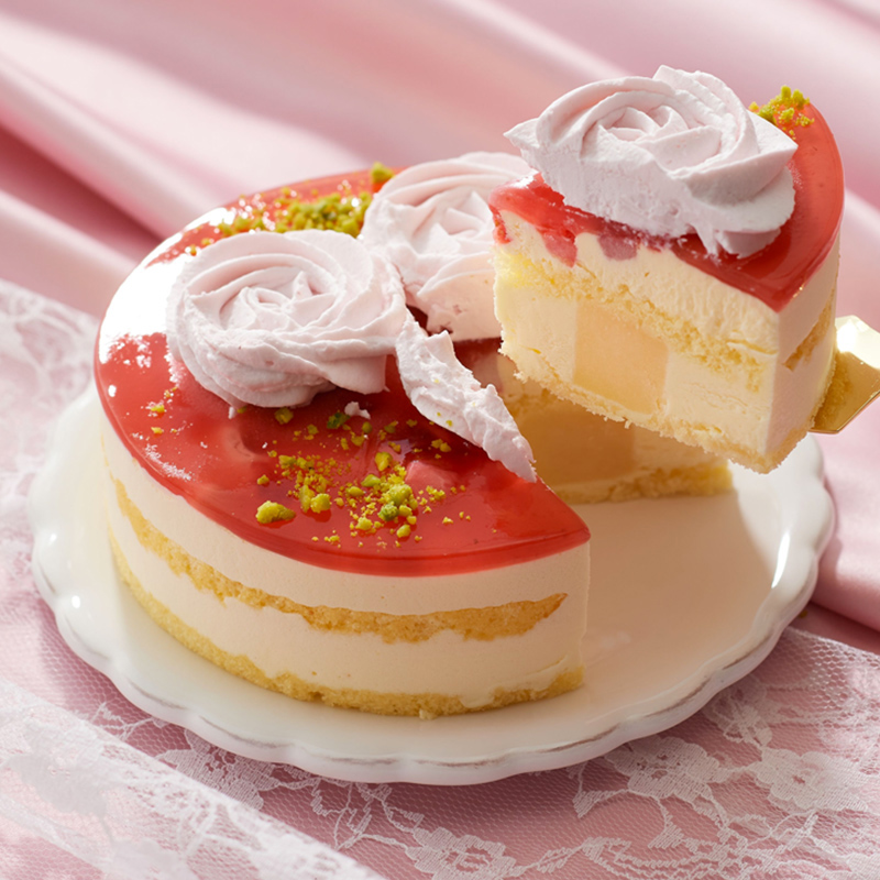 母の日フラワーギフトフルールローズ＋フラワーキューブ